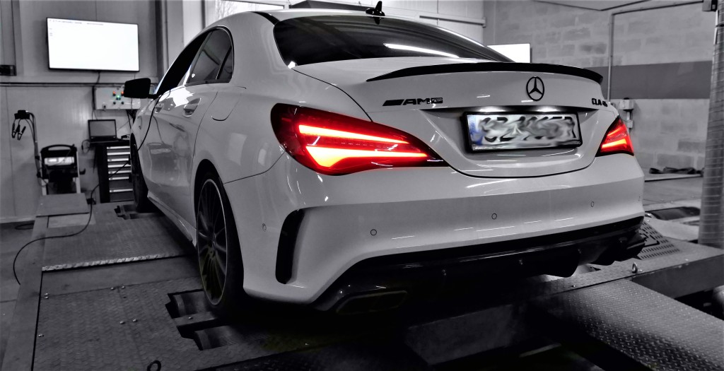 Chiptuning Mercedes Benz CLA45 381KM STAGE 1