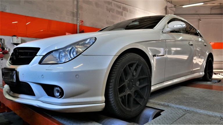 CHIP TUNING MERCEDES CLS 55 AMG 467KM STAGE 1